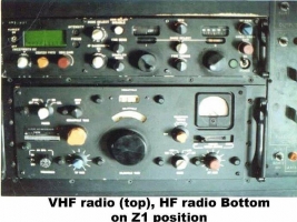 ARDF System 06.2 G-175 VHF UHF receiver (top) and G-133 HF receiver (bottom) on Z1 position, EC-013
