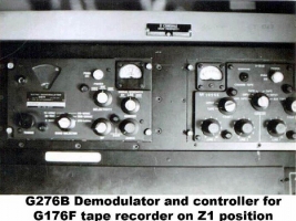 ARDF System 06.3 G-176B Demod and controller for G-176B tape recorder on Z1 position, EC-014