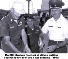 Det 3 New Ops bldg ribbon cutting, Maj Graham in center NKP-462