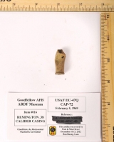 Item 016 Remington .38 caliber casing