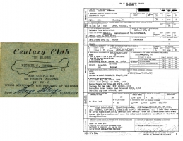 Mike Homcha DFC & Century Club Card