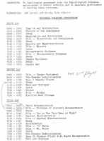 Physiological flight training schedule