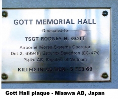 16-Gott Memorial Plaque-Misawa