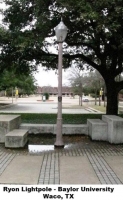 16-Ryon 04 Lampost @ Baylor University, Waco, TX