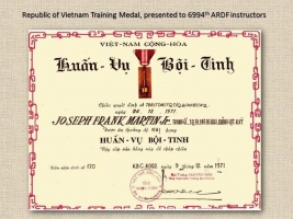 Joe Marting RVN Training Medal